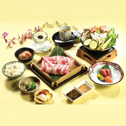【羽】定食－肉品火鍋